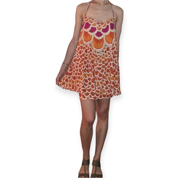 Mara Hoffman double layered silk jersey halter dress - Picture 1 of 10